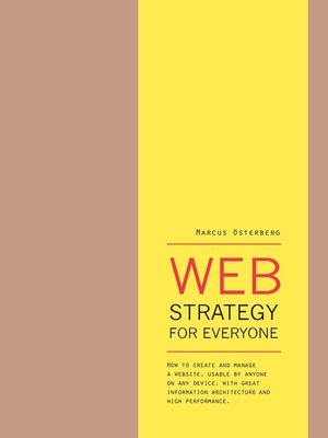 cover image of Web Strategy for Everyone